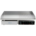 Commercial Electric Griddle 2/3 Flat & 1/3 Ribbed Dual Zone 728x393mm 6kW | CaterEq CENEXORA126