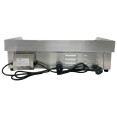 Commercial Electric Griddle 2/3 Flat & 1/3 Ribbed Dual Zone 728x393mm 6kW | CaterEq CENEXORA126