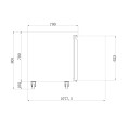 307 Ltr 2 Door Stainless Steel Refrigerated Prep Counter | CaterEq CENORCOLD838 307 Ltr 2 Door Stainless Steel Refrigerated Prep Counter | CaterEq CENORCOLD838