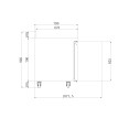 457 Ltr 3 Door Stainless Steel Refrigerated Prep Counter With Upstand | CaterEq CENORCOLD862
