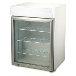 Commercial Countertop Display Freezer with Canopy 98L Single Glass Door White 610x577x846mm | CaterEq CENORD608 Commercial Countertop Display Freezer with Canopy 98L Single Glass Door White 610x577x846mm | CaterEq CENORD608