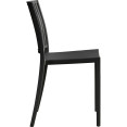Bistro Dining Chair Vertical Slat Backrest Polypropylene Indoors & Outdoors 420x400x810mm Black | CaterEq CEP190BLACK Bistro Dining Chair Vertical Slat Backrest Polypropylene Indoors & Outdoors 420x400x810mm Black | CaterEq CEP190BLACK