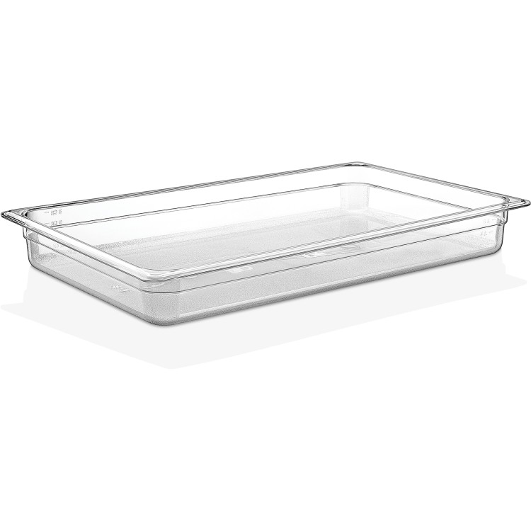 Polycarbonate Gastronorm Pan GN1/1 Depth 65mm Clear - CEP8112