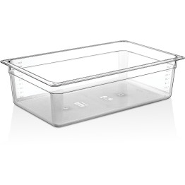 Polycarbonate Gastronorm Pan GN1/1 Depth 150mm Clear - CEP8116