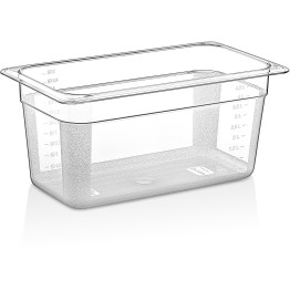 Polycarbonate Gastronorm Pan GN1/3 Depth 150mm Clear - CEP8136