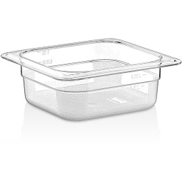 Polycarbonate Gastronorm Pan GN1/6 Depth 65mm Clear - CEP8162