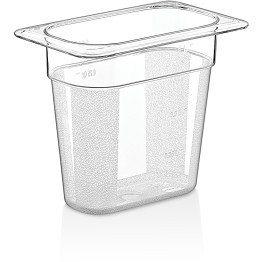 Polycarbonate Gastronorm Pan GN1/9 Depth 150mm Clear - CEP8196
