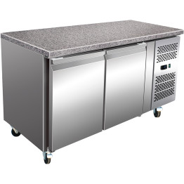 Refrigerated Counter with Marble top 2 doors Depth 800mm - CEPA15
