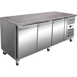 Refrigerated Counter with Marble top 3 doors Depth 800mm - CEPA20