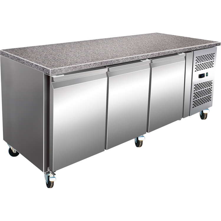 Refrigerated Counter with Marble top 3 doors Depth 800mm - CEPA20 Refrigerated Counter with Marble top 3 doors Depth 800mm - CEPA20