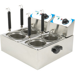 Commercial Pasta boiler Electric 4 baskets 2x4 litres Table top - CEPCM4L2
