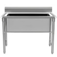 Commercial Stainless Steel Pet Grooming Bath Tub 1000×600×1050(900+150)mm with Drainer Set | CaterEq CEPDBS60100 Commercial Stainless Steel Pet Grooming Bath Tub 1000×600×1050(900+150)mm with Drainer Set | CaterEq CEPDBS60100