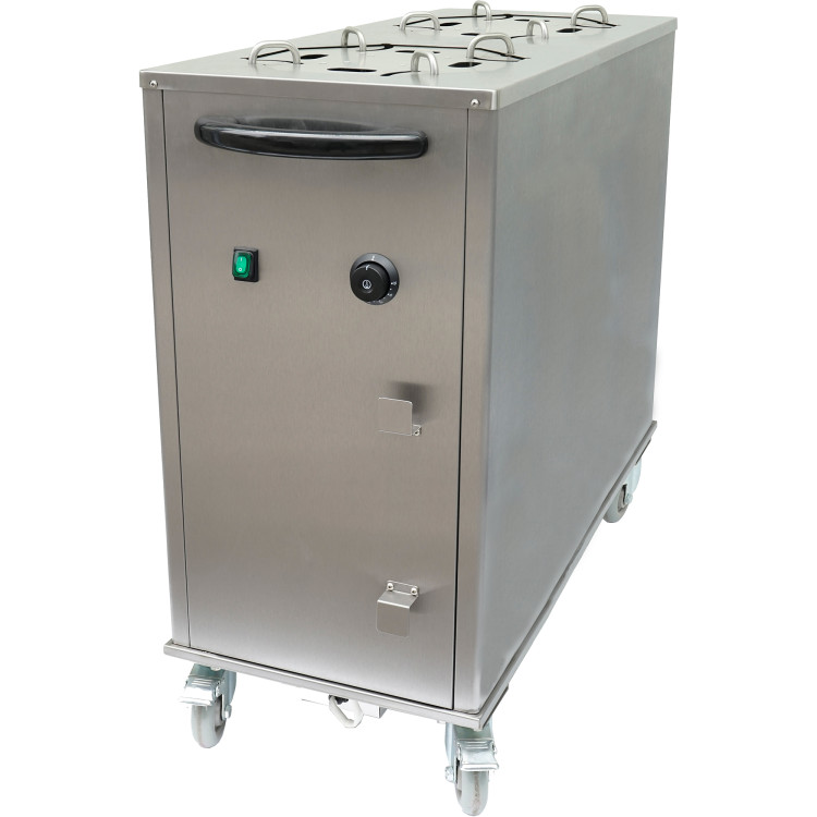 Mobile Heated Plate Lowerator 80 plates Ø300mm - CEPL2C
