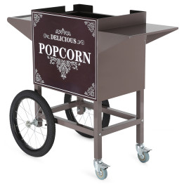 Commercial Popcorn Machine Trolley with Storage Cabinet, Large Wheels & Brakes 940 x 450 x 780mm | CaterEq CEPOPCORN104B Commercial Popcorn Machine Trolley with Storage Cabinet, Large Wheels & Brakes 940 x 450 x 780mm | CaterEq CEPOPCORN104B