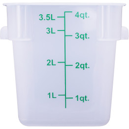 Food Storage Container 3.8 Litre Polypropylene - CEPPFSC4
