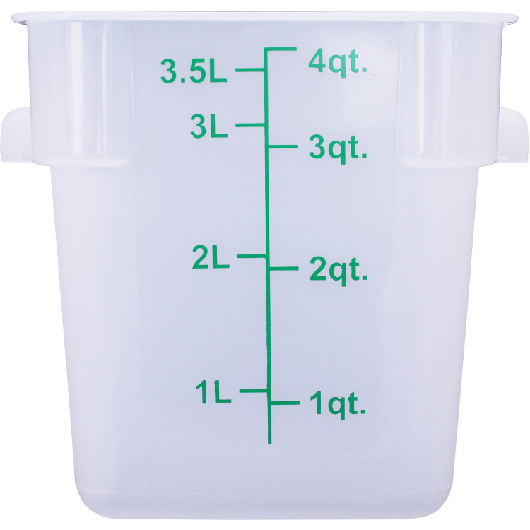 Food Storage Container 3.8 Litre Polypropylene - CEPPFSC4