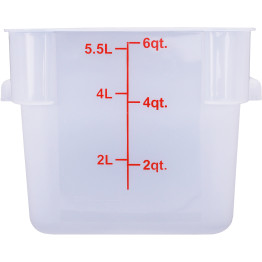 Food Storage Container 5.5 Litre Polypropylene - CEPPFSC6