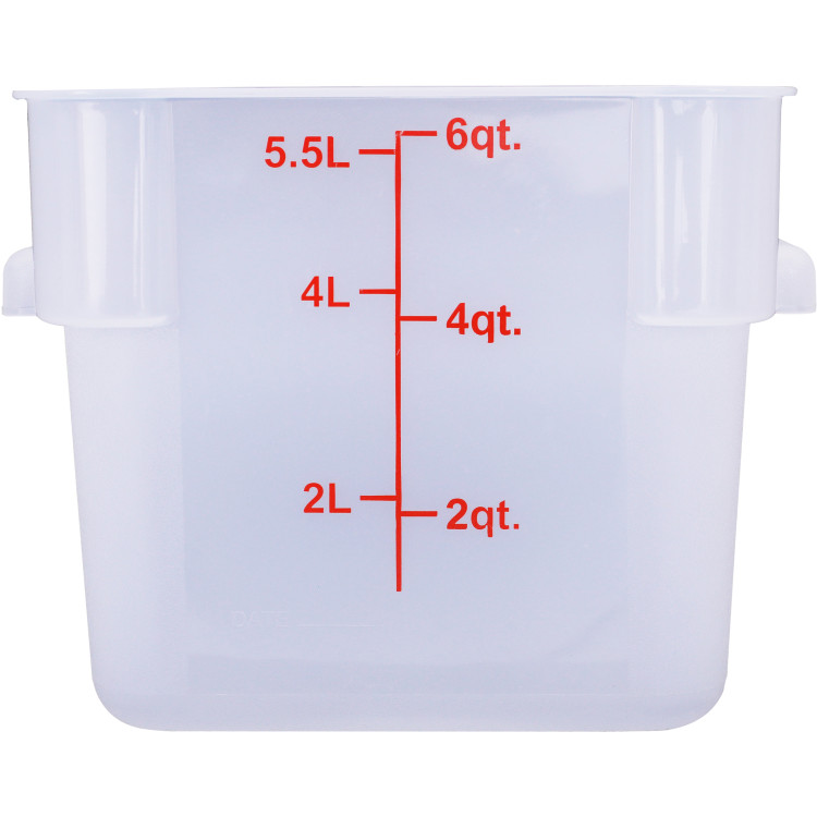 Food Storage Container 5.5 Litre Polypropylene - CEPPFSC6