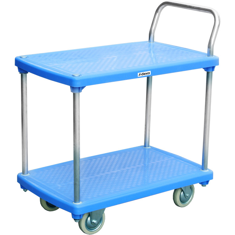 Platform Trolley 2 Tier Blue 810x500x930mm 140kg - CEPPT815021