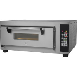 Commercial Pizza oven Electric 1 chamber 400x400mm 450°C Digital controls 2.6kW 230V - CEPS441BE