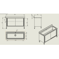 Commercial Pot Wash Sink Stainless Steel 1 Bowl Splashback 2 Doors 1500x600x850+100mm | CaterEq CEPSD150602D Commercial Pot Wash Sink Stainless Steel 1 Bowl Splashback 2 Doors 1500x600x850+100mm | CaterEq CEPSD150602D