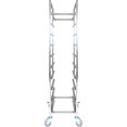 10 tier Rack/Tray/Pan Trolley for width 310-350mm Covered sides Stainless Steel  - CEPT10P