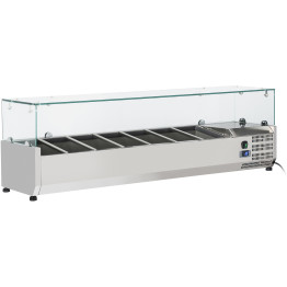 Refrigerated Servery Prep Top 1500mm 6xGN1/3 Depth 380mm - CEPT26