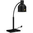 Single Head Freestanding Flexible Warming Lamp Infrared Food Warmer 268×203×664mm Black Finish | CaterEq CEPW2SH