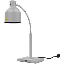 Single Head Freestanding Flexible Warming Lamp Infrared Food Warmer 268×203×664mm Grey Finish | CaterEq CEPW2SY