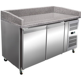 Pizza Counter 2 doors Granite top Depth 800mm - CETHPZ2600TN