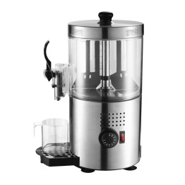 Commercial Hot Chocolate Dispenser / Drink Warmer 3 litres Dual Thermostat Silver - CEQ7005SILVER