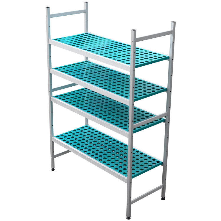 Environmental Aluminium Shelving Units for Cold Rooms/Wet Areas 1263×500×1800mm | CaterEq CEQHW256 Environmental Aluminium Shelving Units for Cold Rooms/Wet Areas 1263×500×1800mm | CaterEq CEQHW256