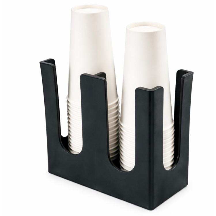 Polypropylene Cup Holder Black 200×220×120mm| CaterEq CEQHW356 Polypropylene Cup Holder Black 200×220×120mm| CaterEq CEQHW356