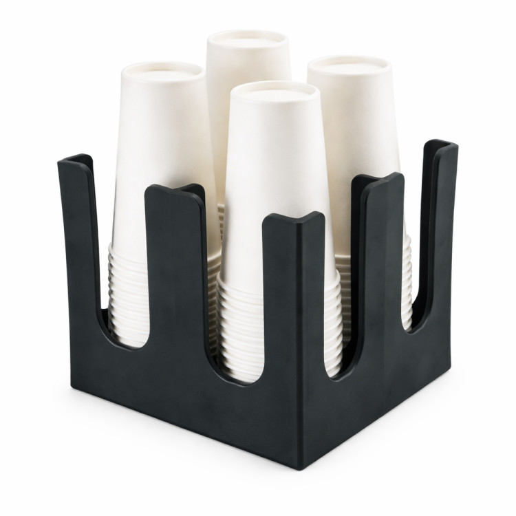 Polypropylene Cup Holder Black 200×220×220mm| CaterEq CEQHW358 Polypropylene Cup Holder Black 200×220×220mm| CaterEq CEQHW358