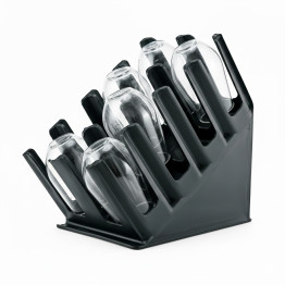 Polypropylene Cup Holder Black 470x220x450mm| CaterEq CEQHW360