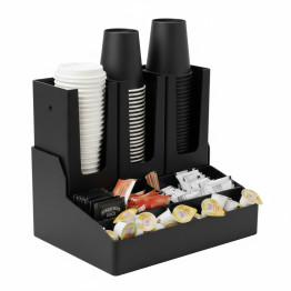 2‑Tier Coffee Shelf  265 x 355 x 380 mm– Black| CaterEq CEQHW368
