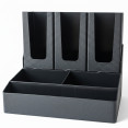 2‑Tier Coffee Shelf  265 x 355 x 380 mm– Black| CaterEq CEQHW368