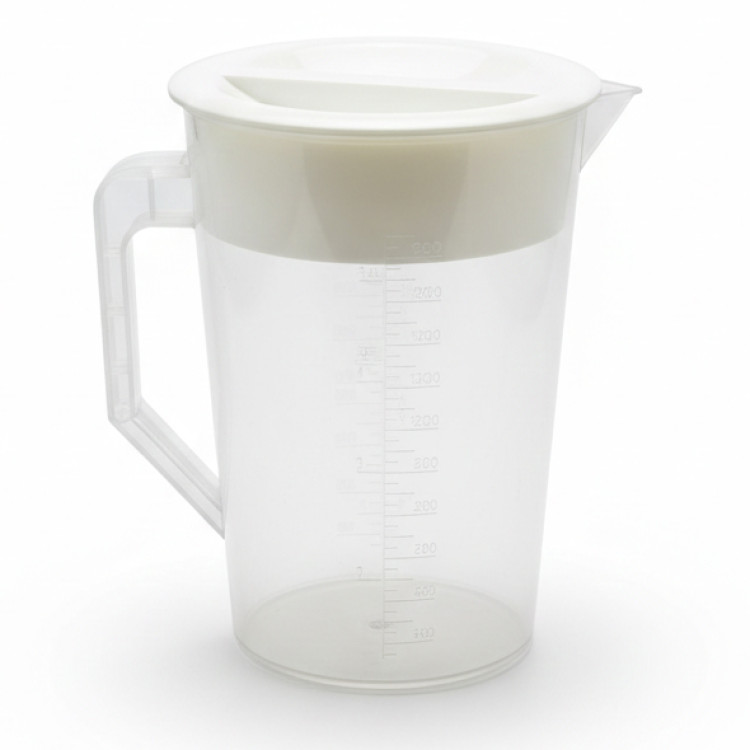 2L Polycarbonate Jug with Lid Clear| CaterEq CEQHW370 2L Polycarbonate Jug with Lid Clear| CaterEq CEQHW370