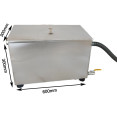 Commercial Stainless Steel Grease Trap with Lid and Outlet Valve 600x300x300mm | CaterEq CEQNH516