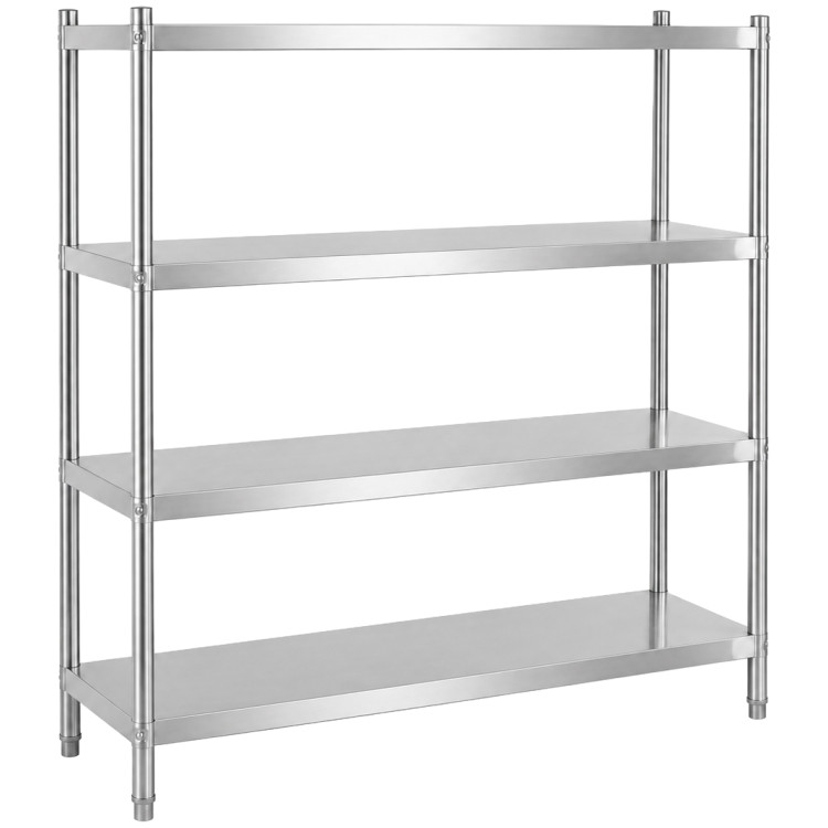 Commercial 4 Tier Stainless Steel Round Leg Storage Shelf 1500 x 500 x 1550mm | CaterEq CEQNH8820 Commercial 4 Tier Stainless Steel Round Leg Storage Shelf 1500 x 500 x 1550mm | CaterEq CEQNH8820