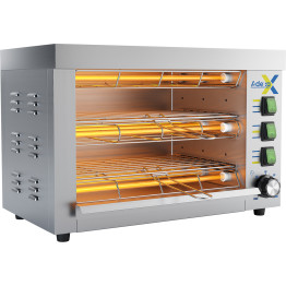 Commercial Quartz Salamander grill oven Double 360x245x295mm 3.25kW - CEQTO360