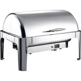 Roll top Chafer Electric heating GN1/1 Stainless steel Mirror polish 9 litres - CERA2301BE