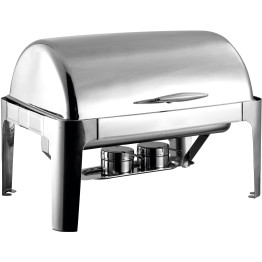 Roll top Chafer GN1/1 Stainless steel Mirror polish 9 litres - CERA2301B
