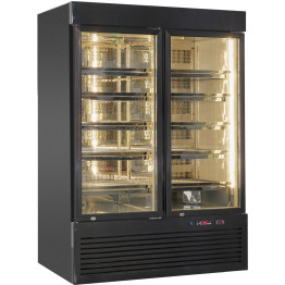 Professional Meat Dry Ageing Maturing Refrigerator Double Door 1000lt Black - CERB1220B