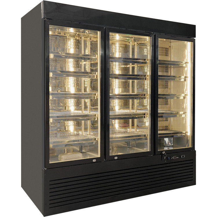 Professional Meat Dry Ageing Maturing Refrigerator Triple Door 1500lt Black - CERB1860B Professional Meat Dry Ageing Maturing Refrigerator Triple Door 1500lt Black - CERB1860B