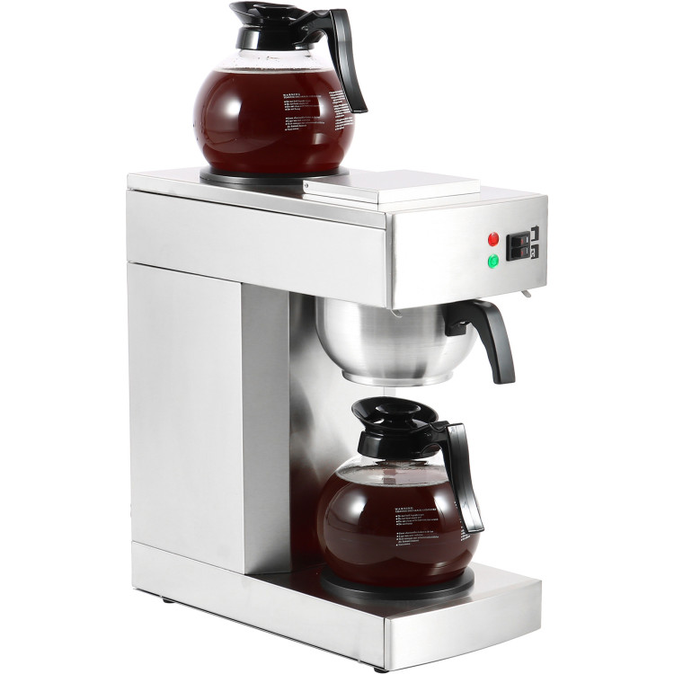 Commercial Filter Coffee maker Manual fill 2 glass jugs 2 hotplates - CERB386