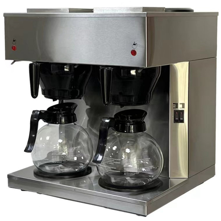 Commercial Twin Filter Coffee maker Manual fill 2 glass jugs 4 hotplates - CERBD286AD2 Commercial Twin Filter Coffee maker Manual fill 2 glass jugs 4 hotplates - CERBD286AD2