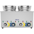 Commercial Electric Bain Marie Countertop Food Warmer 4 × 6.5L Pots 525×583×365mm | CaterEq CERBM7Q Commercial Electric Bain Marie Countertop Food Warmer 4 × 6.5L Pots 525×583×365mm | CaterEq CERBM7Q