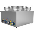 Commercial Electric Bain Marie Countertop Food Warmer 4 × 6.5L Pots 525×583×365mm | CaterEq CERBM7Q Commercial Electric Bain Marie Countertop Food Warmer 4 × 6.5L Pots 525×583×365mm | CaterEq CERBM7Q