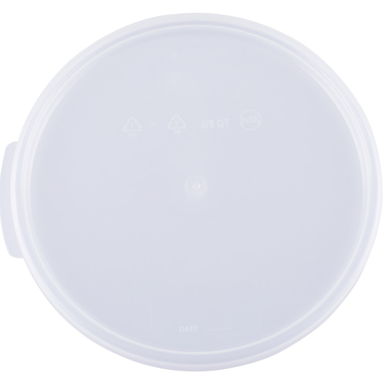 Round Lid for RSC6 and RSC8 Food Storage Containers - CERLID68